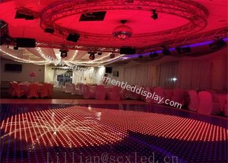 pantalla LED de 3d Dance Floor, pantalla interactiva del piso de 6000cd LED