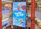 pared de cristal transparente del centro comercial, pantalla de P3.9mm LED transparente