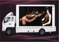 Gabinete móvil 5500cd/Sqm 256mmx128m m del hierro de la pantalla LED del camión de P8mm