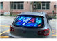 pantalla de 1000x375m m LED para la ventana trasera del coche, exhibición de mensaje del coche P3.91