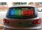 pantalla de 1000x375m m LED para la ventana trasera del coche, exhibición de mensaje del coche P3.91