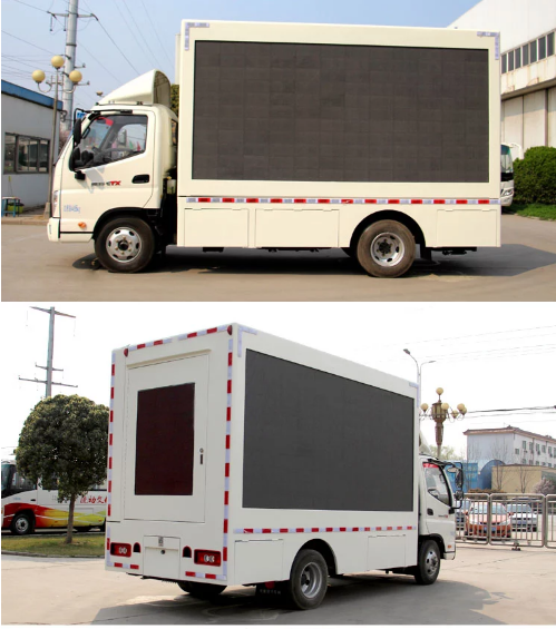 El camión video del vehículo HD montó la publicidad P5 P6 P8 P10 0 de las multimedias de las pantallas llevadas