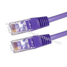 Varón púrpura del cable del conector de la red a 22 masculinos/femeninos - 26AWG 3M Lan Cable
