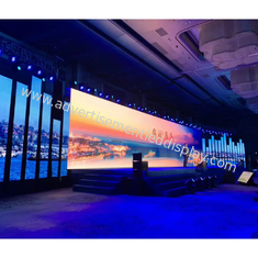 100000h Duración de vida Display LED de publicidad en interiores Material de gabinete de aluminio de hierro / fundición a presión