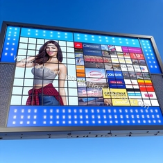 Display de publicidad LED personalizable con sistema de control de luz de color