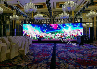 pared video de 2500cd HD LED, pantallas publicitarias interiores de P3mm