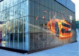 SMD1921 192*192 Display LED de vidrio transparente montado en la pared con resolución de 500 mm x 500 mm