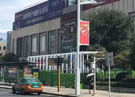 exhibición de poste de la lámpara 80x40, banderas 3G inteligente 4G 5G del poste del LED