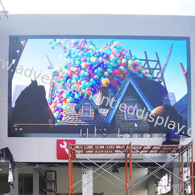 Display de pantalla LED duradero de larga duración para publicidad exterior