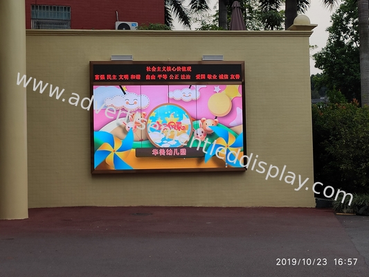 Cabinet de hierro pantalla de publicidad LED exterior La solución definitiva para la publicidad visual