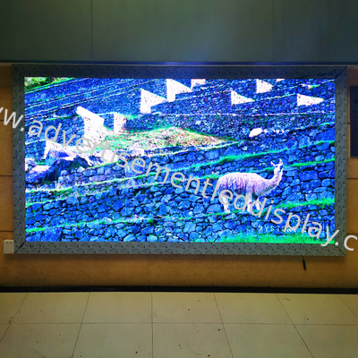 Display publicitario LED de alta visibilidad 192x192mm Tamaño del módulo para lugares ocupados