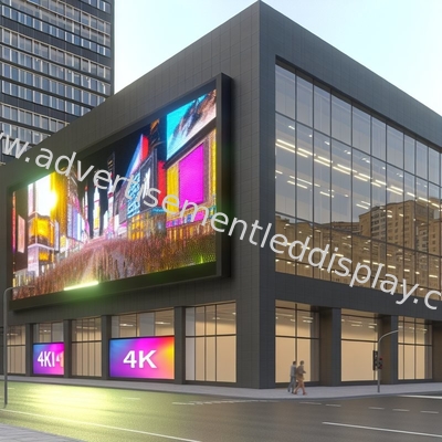 Display publicitario LED de alta resolución con material de armario de hierro para imágenes nítidas