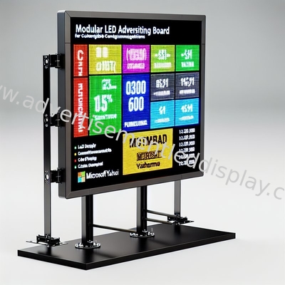 192x192mm Armario de hierro IP65 pantalla LED para la publicidad que llama la atención