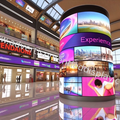 Display LED de publicidad de instalación flexible Tamaño de pantalla personalizado