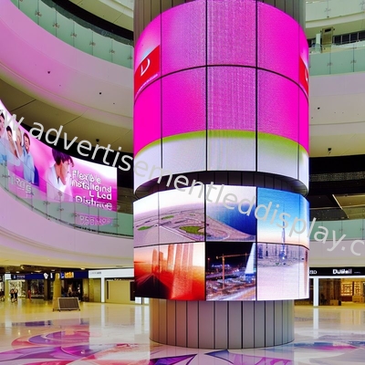 Display LED de publicidad de instalación flexible Tamaño de pantalla personalizado