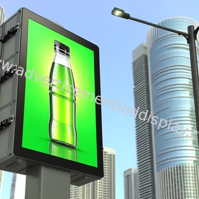 Display de publicidad LED de alto brillo para la luz solar Legible Brillo 6000cd MTBF 10