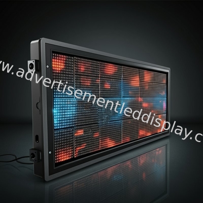 Diseño personalizado pantalla de publicidad LED durable IP65 hierro para publicidad efectiva 10000H Tiempo de vida