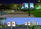 Pantalla LED de poste ligero de calle de P6mm, tablero de publicidad de poste 192x192