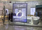 pantalla LED de cristal transparente 2000cd de 3.91m m para las tiendas especializadas