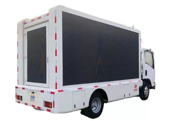 Prenda impermeable móvil de la pantalla LED P10mm IP68 del camión 3840HZ ángulo de visión de 110 grados