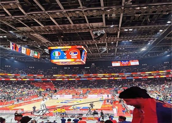 Brillo de la pantalla LED 2100cd del perímetro del estadio interior para la publicidad