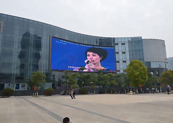 colores completos P16 1R1G1B de la pantalla de la publicidad al aire libre 7000cd LED de 256x256m m