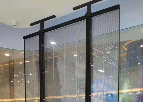 Display LED de vidrio transparente de interior con formato de entrada de señal SDI