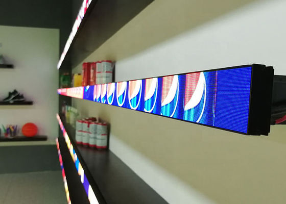 Pantalla LED comercial del estante 800cd