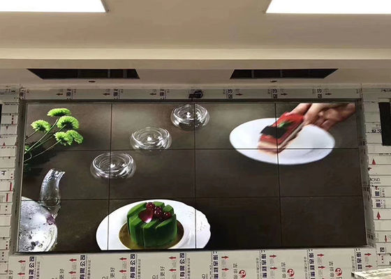 Display de pared de video de 46 pulgadas, 3x3 LED de pared de video hacia abajo.