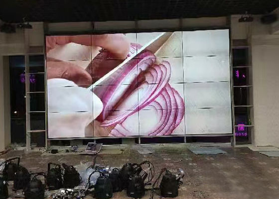 Display de pared de video de 46 pulgadas, 3x3 LED de pared de video hacia abajo.