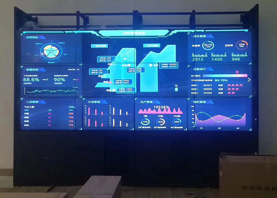 Display de pared de video 3x3 DID LED para publicidad