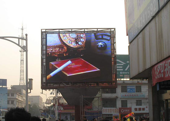 colores completos P16 1R1G1B de la pantalla de la publicidad al aire libre 7000cd LED de 256x256m m