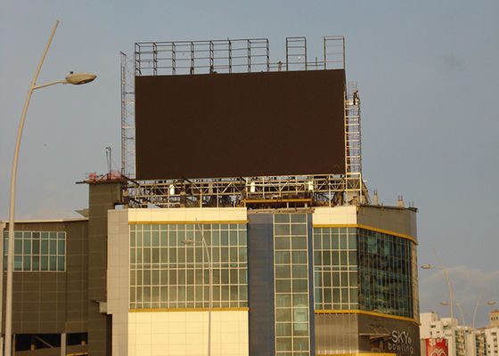 colores completos P16 1R1G1B de la pantalla de la publicidad al aire libre 7000cd LED de 256x256m m