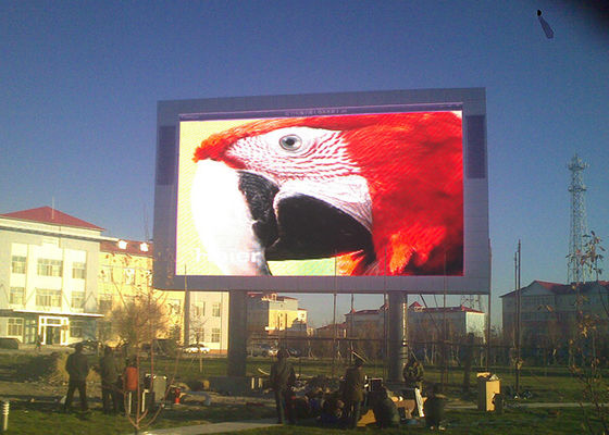 colores completos P16 1R1G1B de la pantalla de la publicidad al aire libre 7000cd LED de 256x256m m